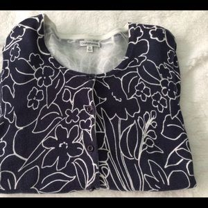 Croft&Barrow navy blue lightweight spring like, 1x